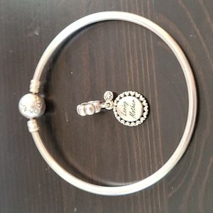 Pandora Sterling Silver charm Loving Mother
